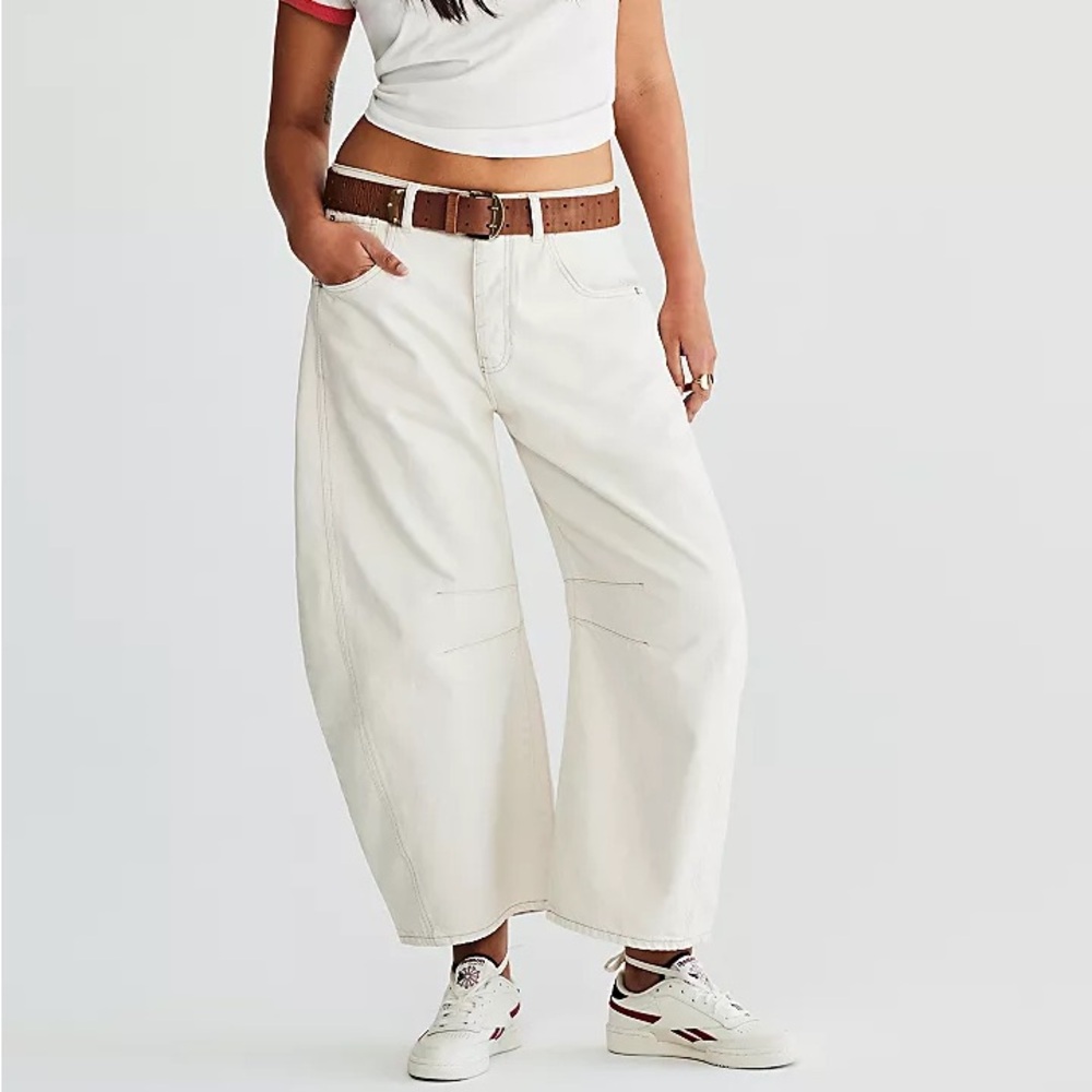 We the free good luck mid rise barrel jeans